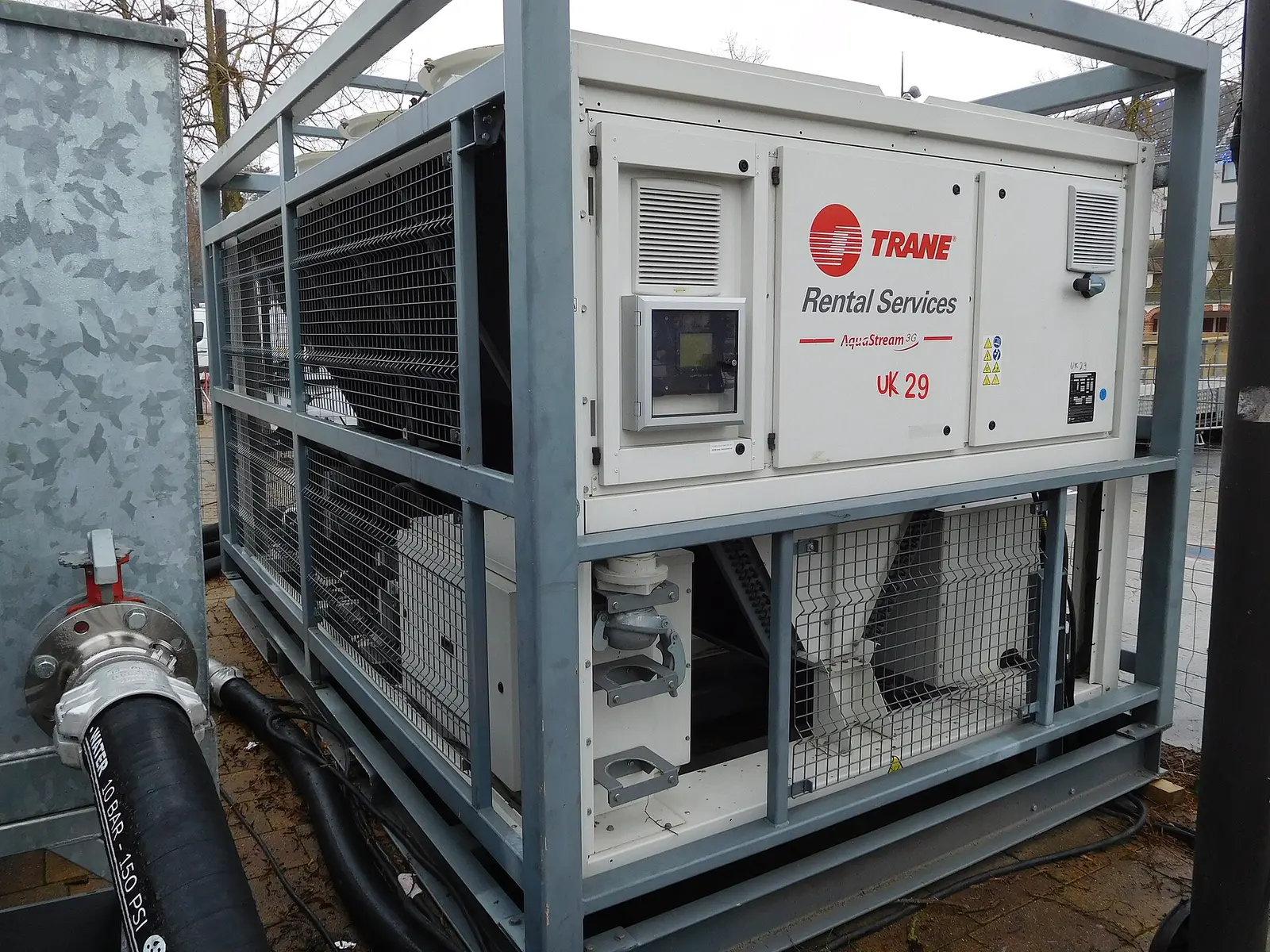 Air-cooled scroll water chiller