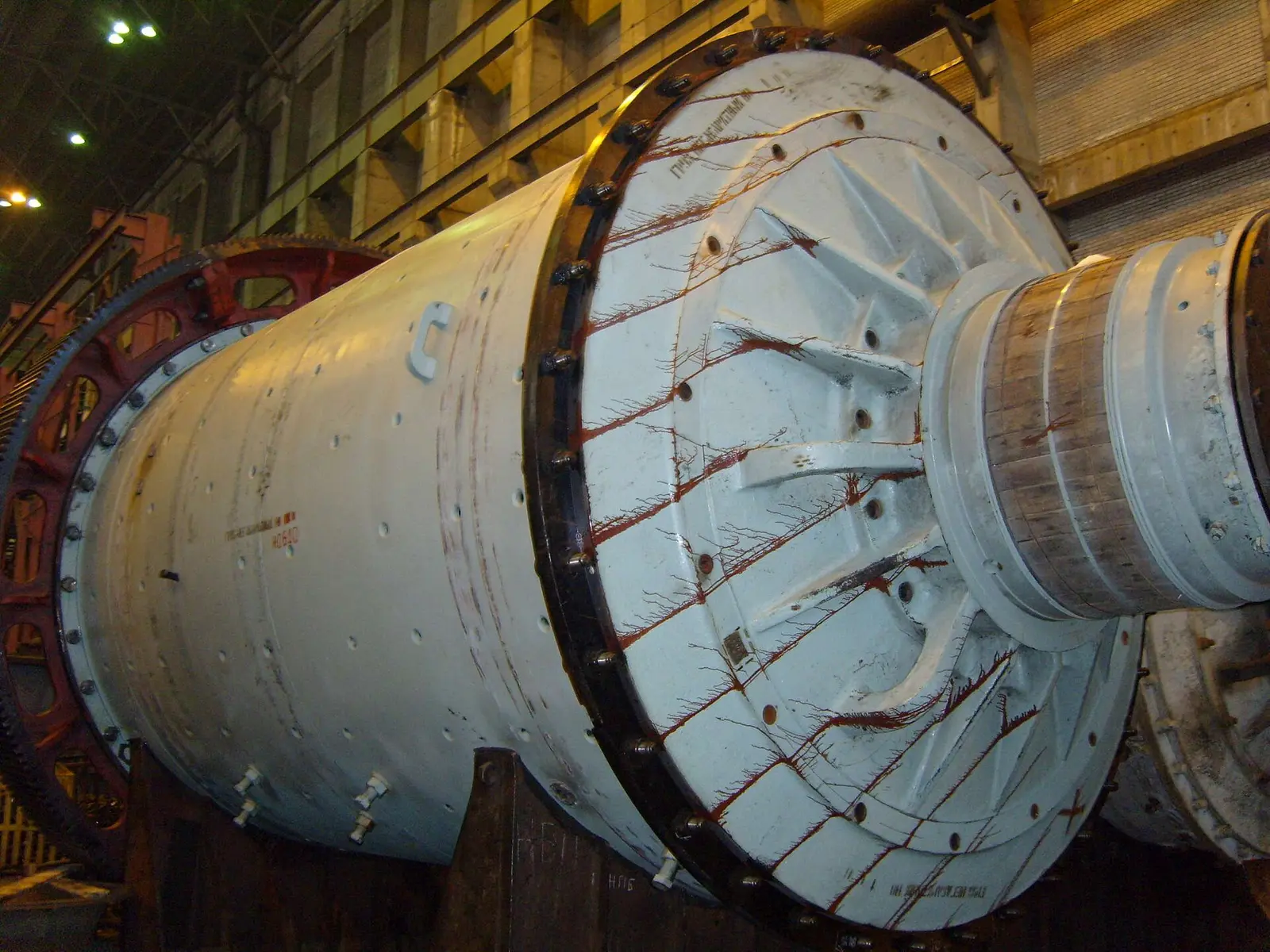 Industrial ball mill shell