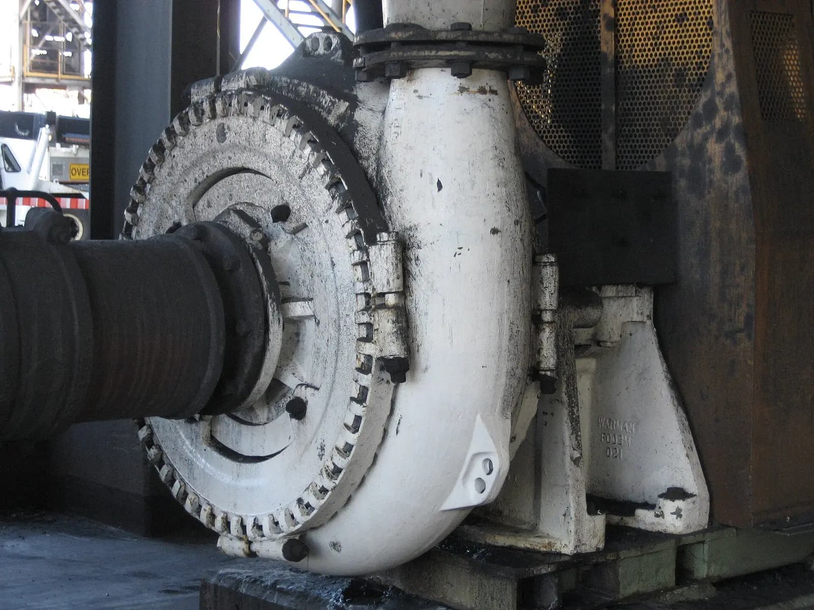 Horizontal centrifugal slurry pump