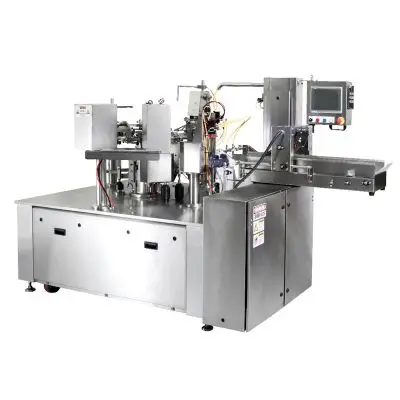 Rotary pouch packing machine