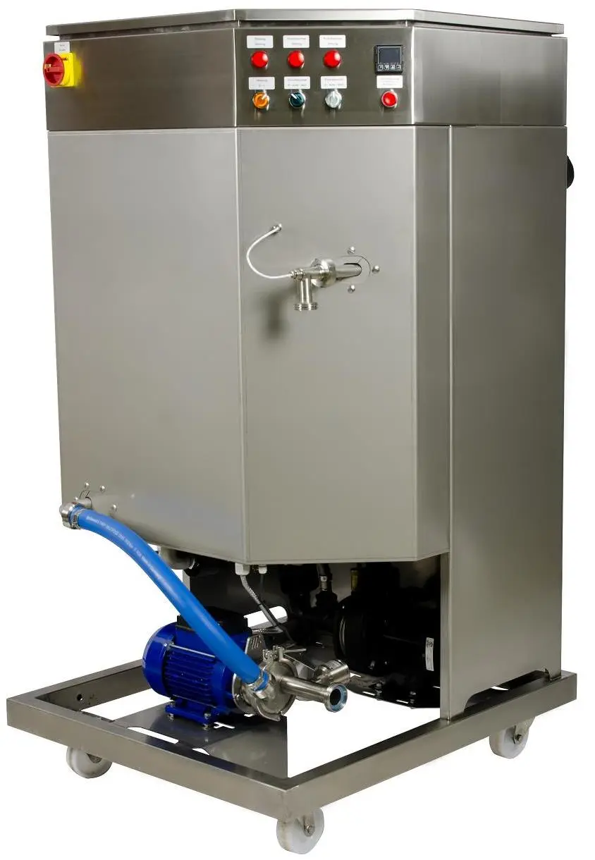 Tube-in-tube pasteuriser